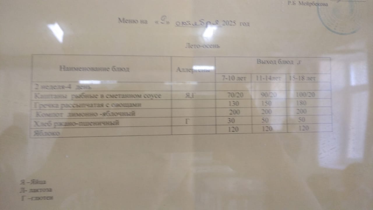 Ас мәзірі